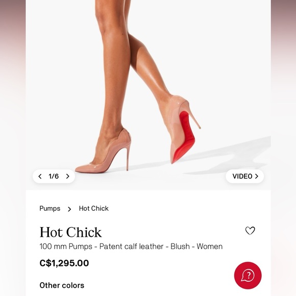 COPY - Brand New Hot Chick Christian Louboutin shoes in Nude. 100mm - Picture 7 of 7